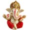 1 Ct Acrylic Car Ganesha Statue Idol Showpiece God of Luck and Success Ganpati Figurine for Home Decoration and Car Dashboard Housewarming Pooja Diwali Decoration